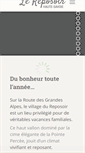 Mobile Screenshot of lereposoir.fr